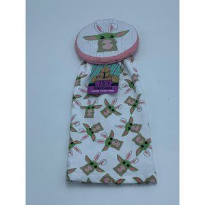 Star Wars The Mandalorian The Child Hanging Kitchen Towel Easter Decor